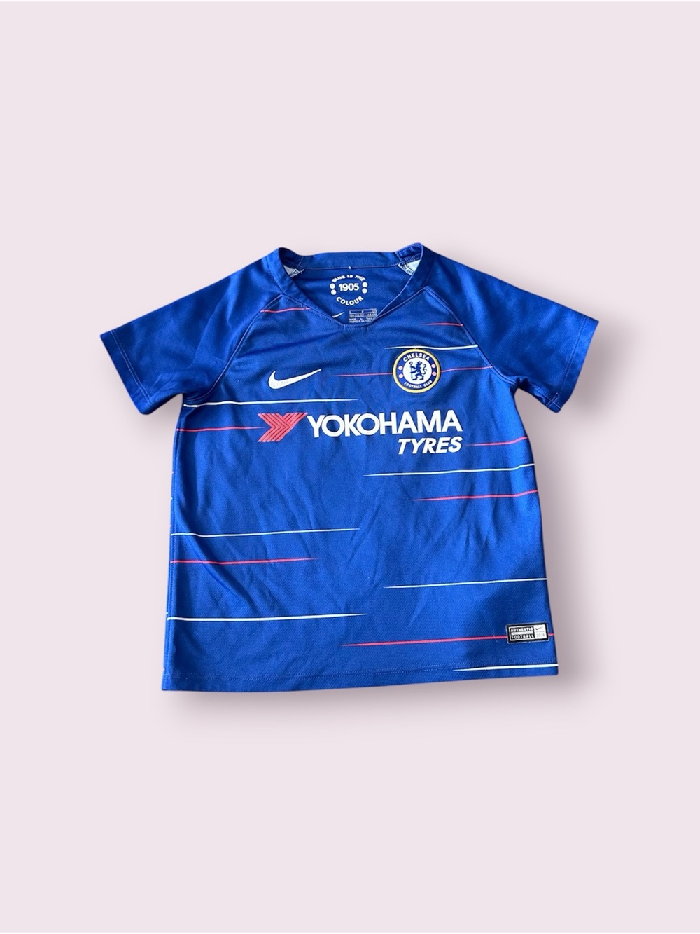Nike Chelsea FC Kids' Home Soccer Jersey - Royal Blue Size Small